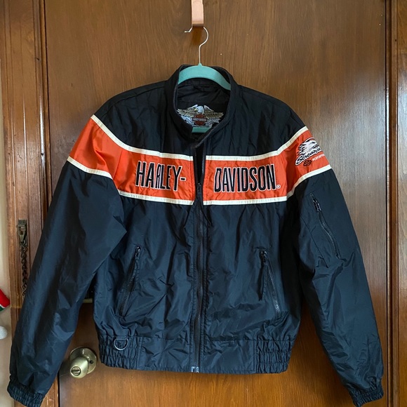 harley davidson nylon bomber jacket
